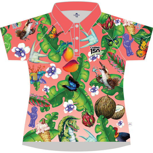 CRC Staff Only 150 Years Ladies Polo - Coral