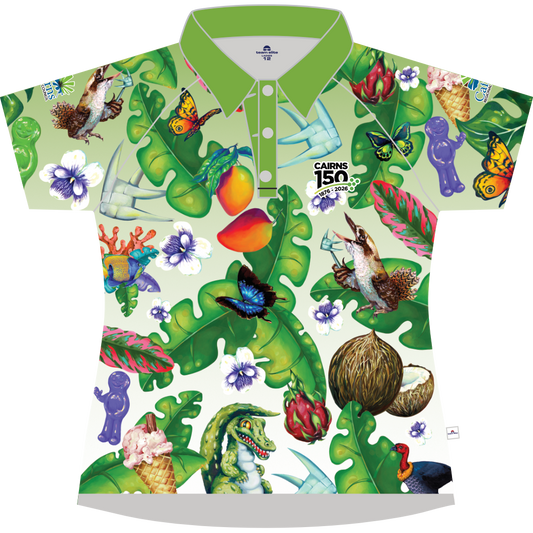 CRC Staff Only 150 Years Ladies Polo - Green