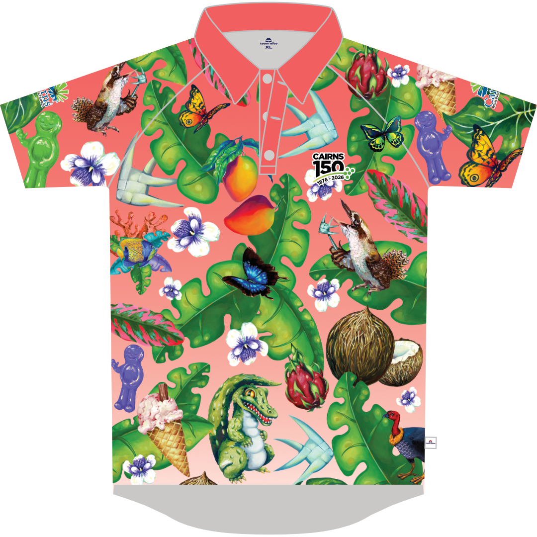 CRC Staff Only 150 Years Mens/Unisex Polo - Coral