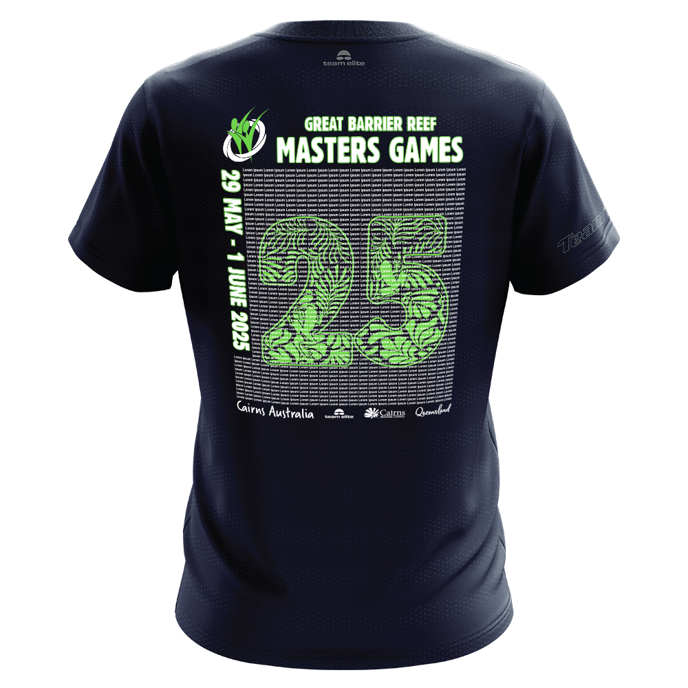 2025 GBRMG Sports Performance 'Names' Tee - Navy