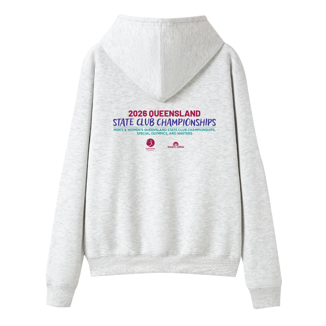 2026 GQ State Club Championship Hoodie - Snow/Pink
