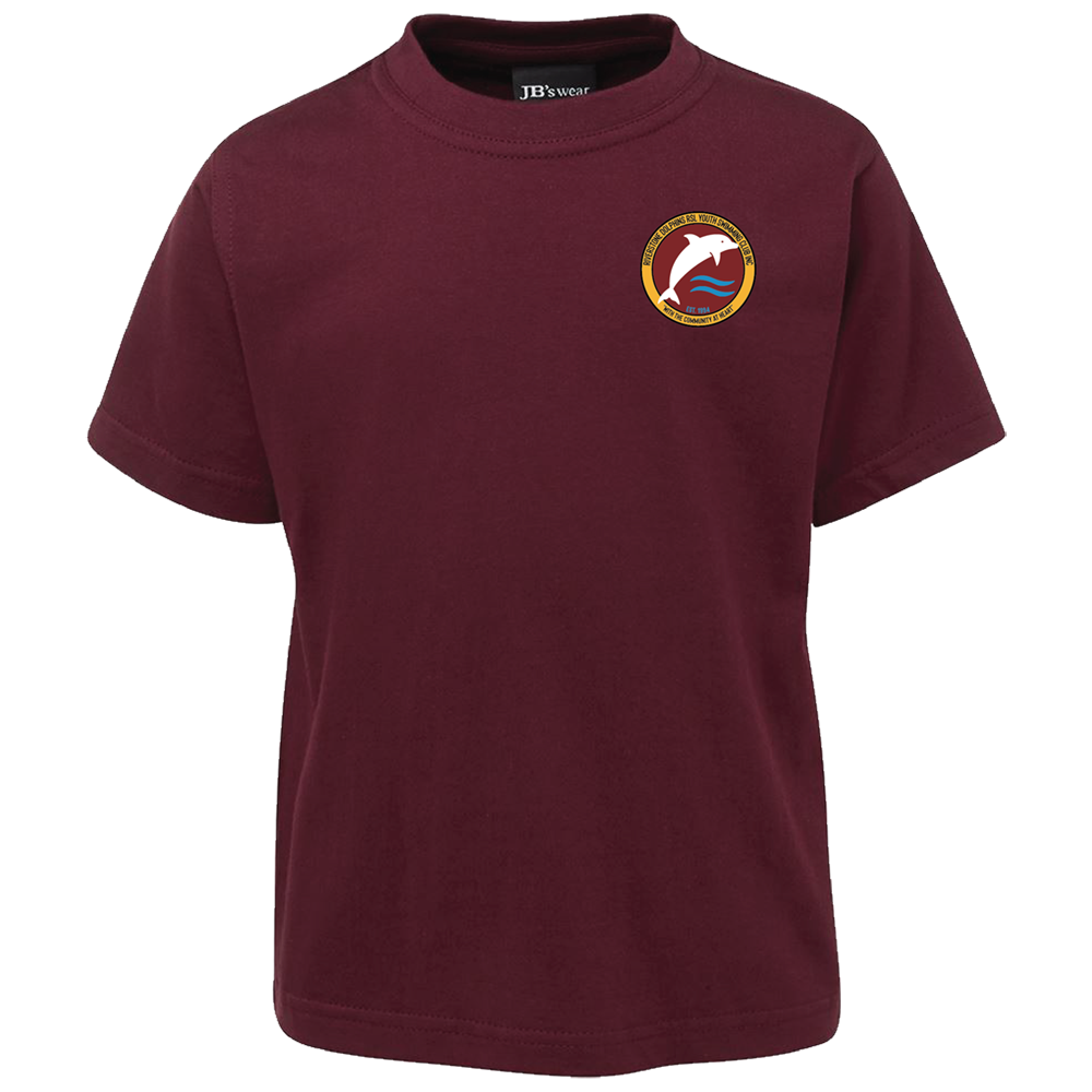 Riverstone Dolphins T-Shirt - Maroon