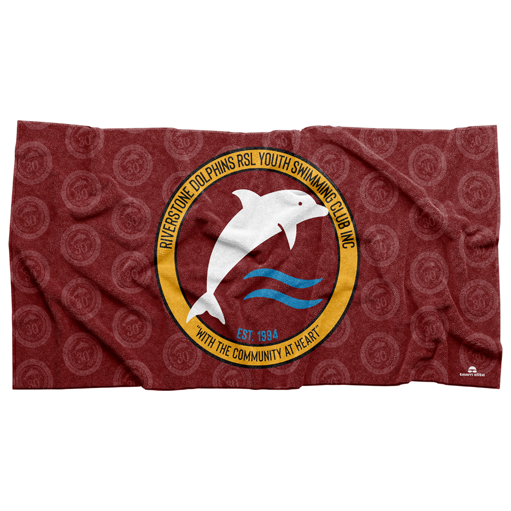 Riverstone Dolphins Beach Towel