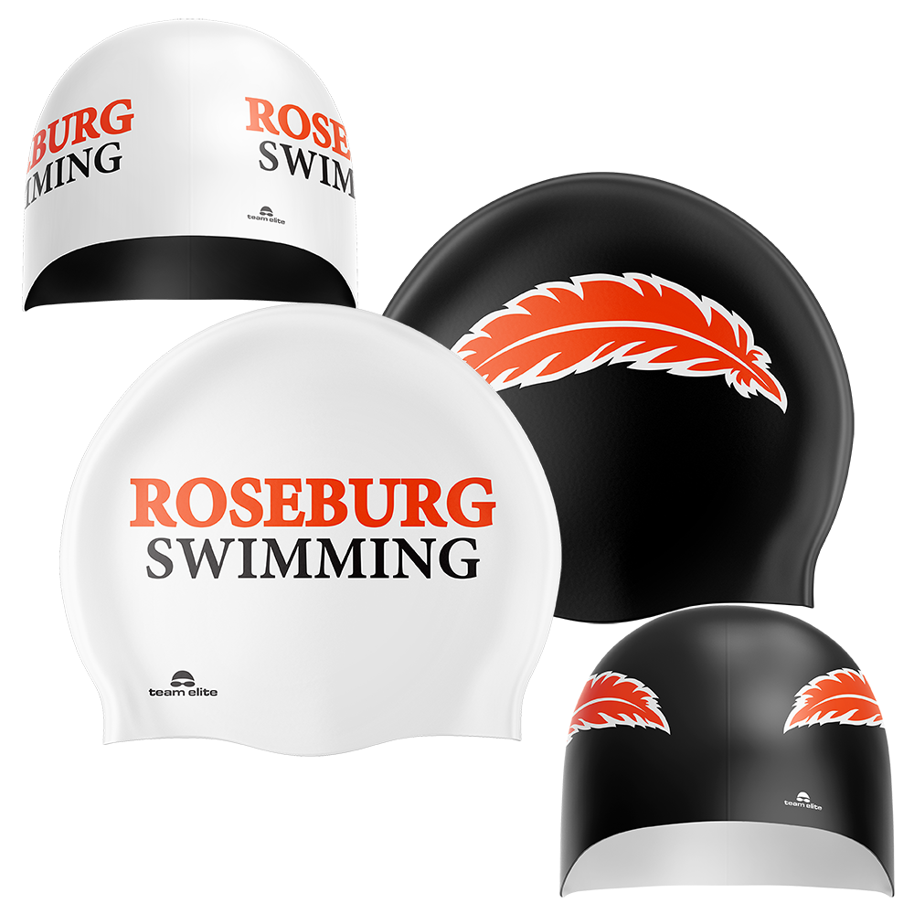 Reversible Silicone Swim Caps