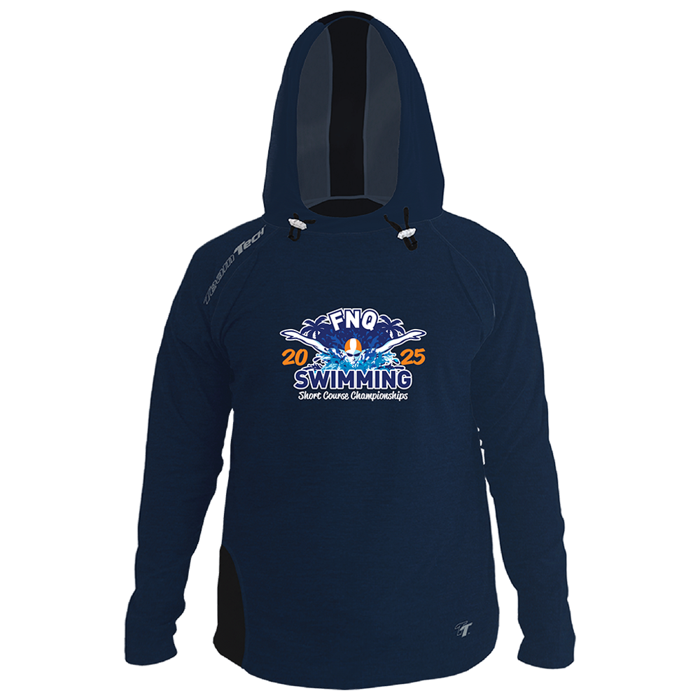 2025 FNQ Short Course TeamTech Performance Hoodie - Navy