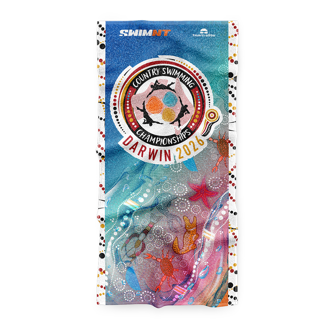 2026 Country Swimming Championships Beach Towel