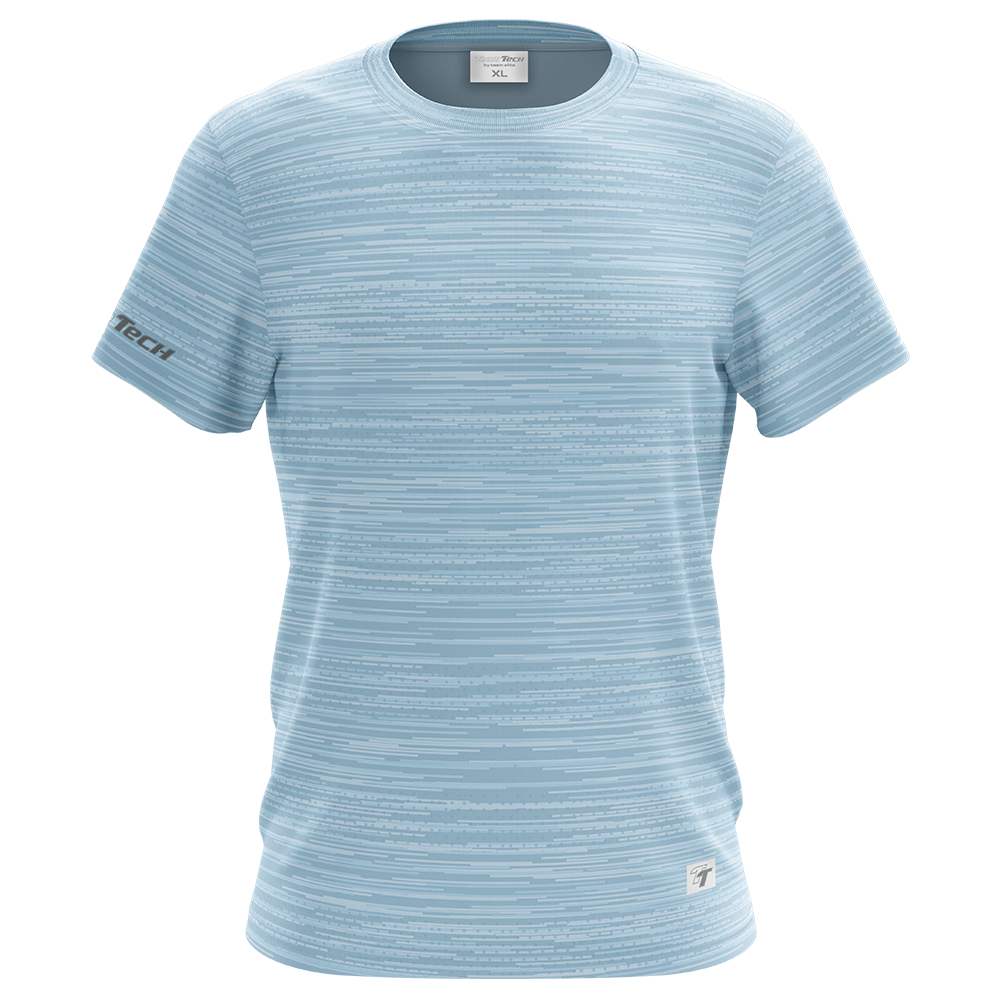 TeamTech Sports Performance Tee - Sky Blue