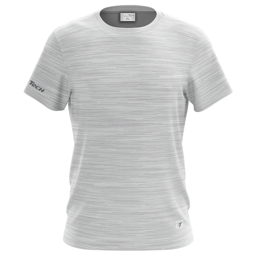 TeamTech Sports Performance Tee - White Marl