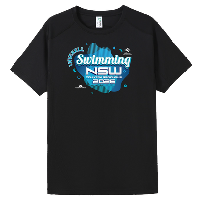 INVERELL: 2026 NSW Country Regionals Names T-Shirt - Black