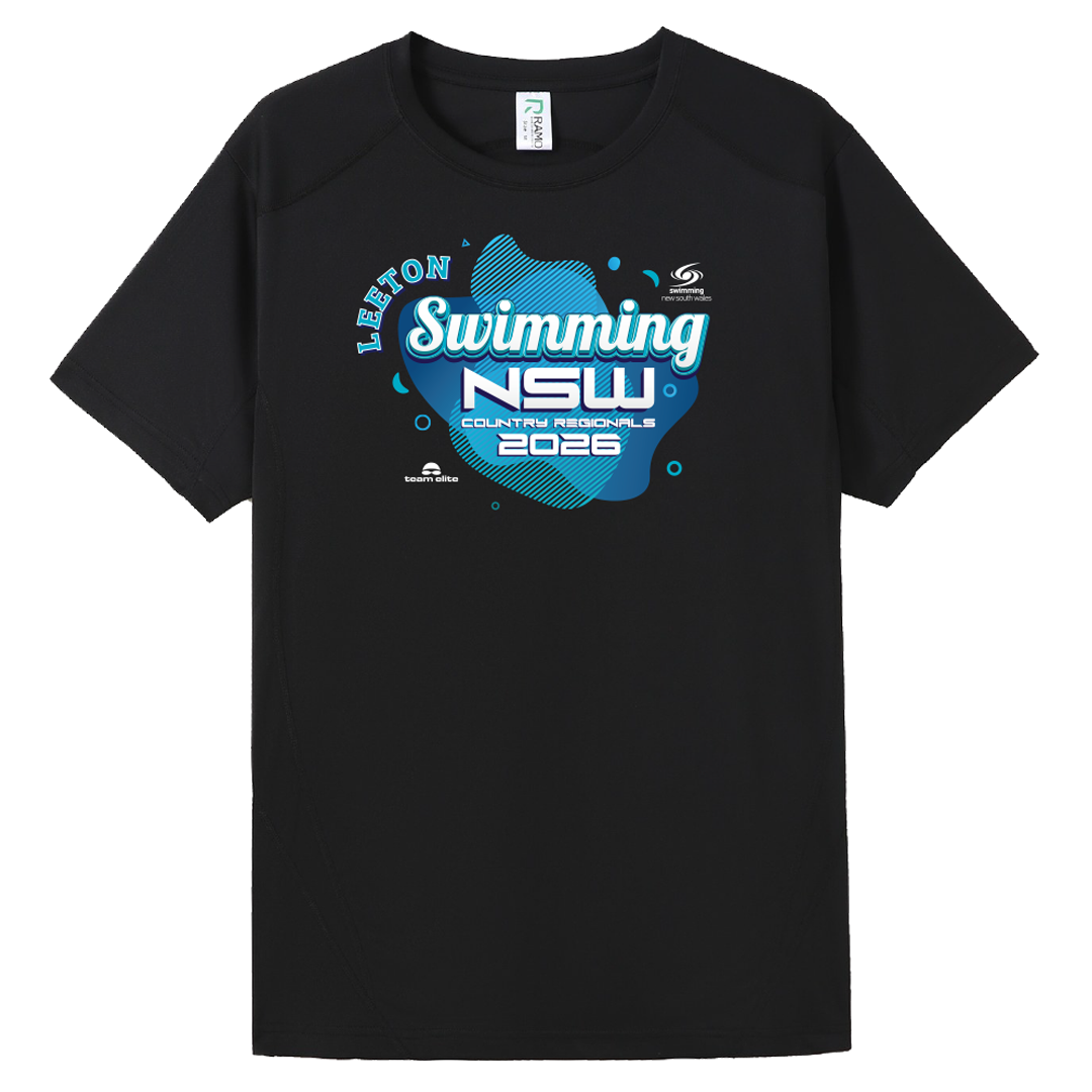 LEETON: 2026 NSW Country Regionals Names T-Shirt - Black