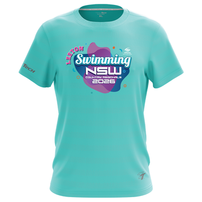 LEETON: 2026 NSW Country Regionals Names T-Shirt - Teal