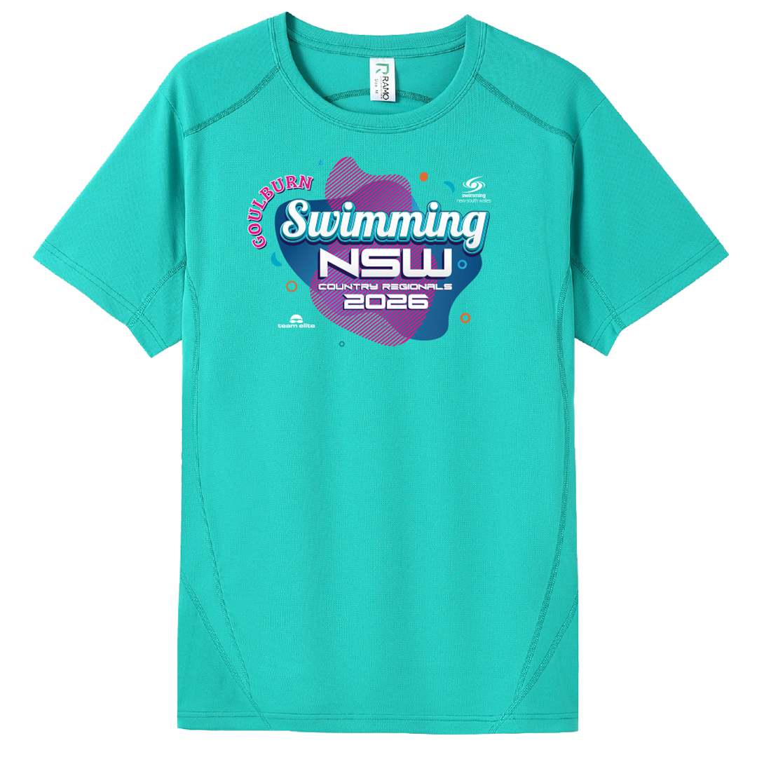 GOULBURN: 2026 NSW Country Regionals Names T-Shirt - Teal