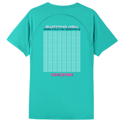 GOULBURN: 2026 NSW Country Regionals Names T-Shirt - Teal