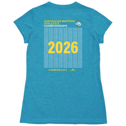 2026 AMA Championship Names Tee - Azure