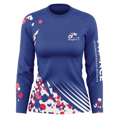 2026 FRANCE IBCPC Chemise unisexe à manches longues [Unisex Long-sleeve Shirt] - Bleu