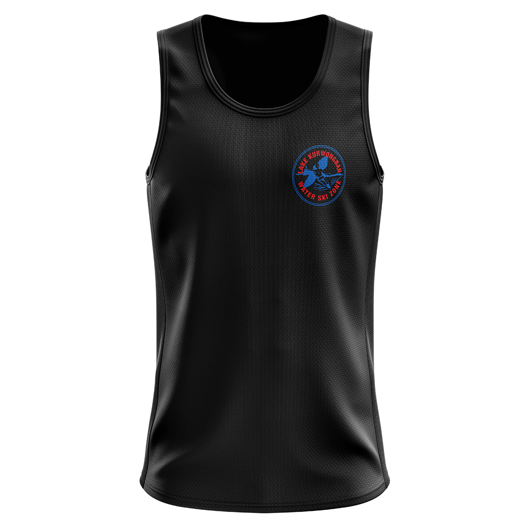 Lake Kurwongbah Singlet - Black
