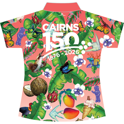 CRC Staff Only 150 Years Ladies Polo - Coral