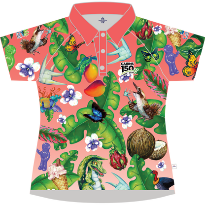 CRC Staff Only 150 Years Ladies Polo - Coral