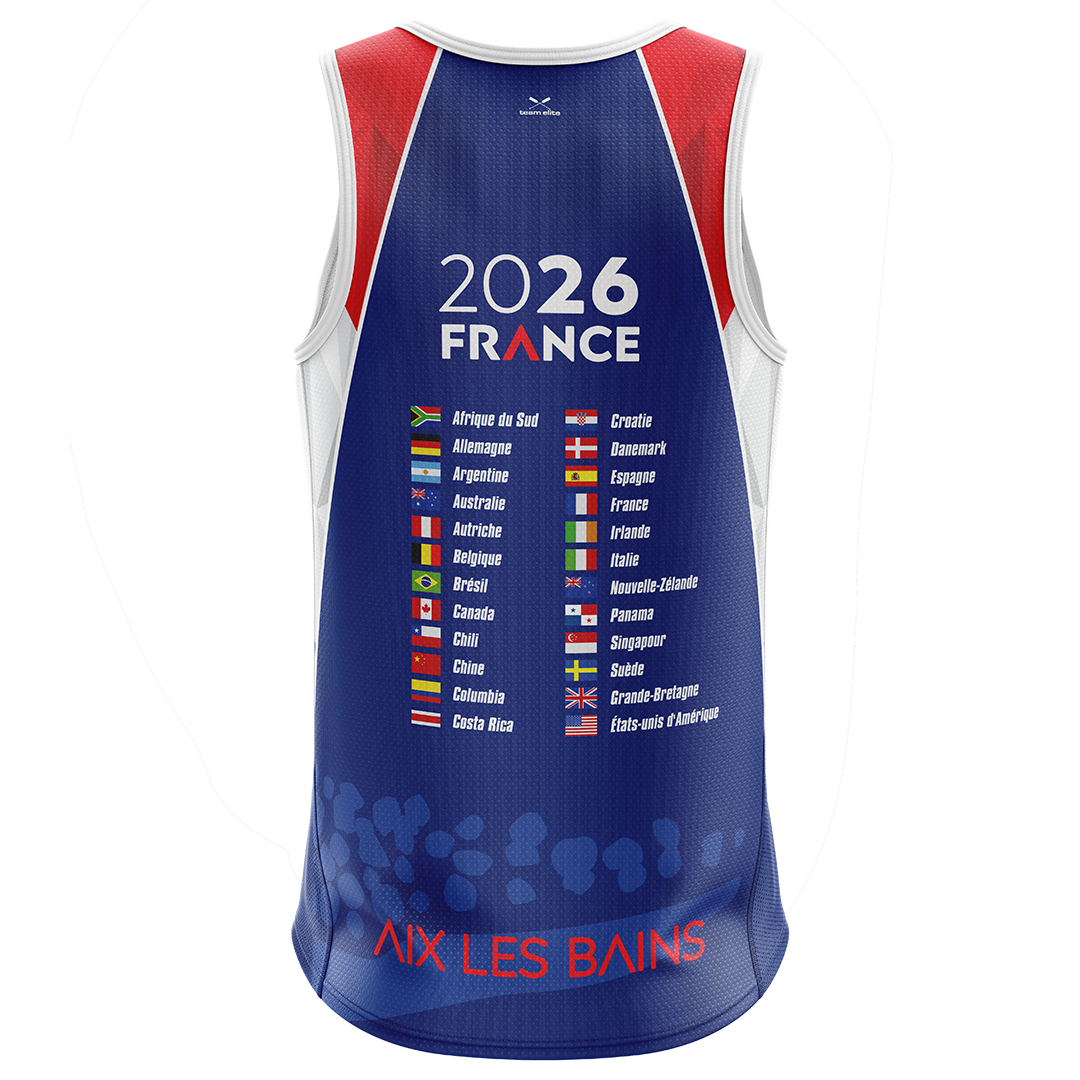 2026 FRANCE IBCPC Débardeur unisexe [Unisex Singlet] - Le pays