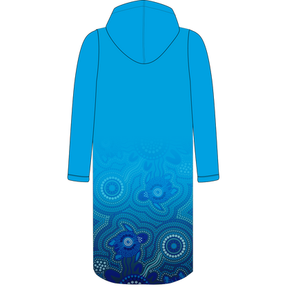 Deck Parka - Aqua Indigenous