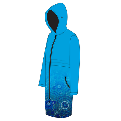Deck Parka - Aqua Indigenous