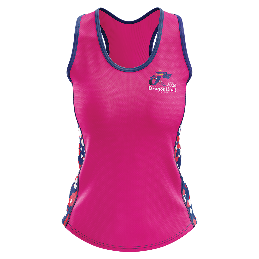 2026 FRANCE IBCPC Maillot sans manches [Racerback Singlet] - Rose