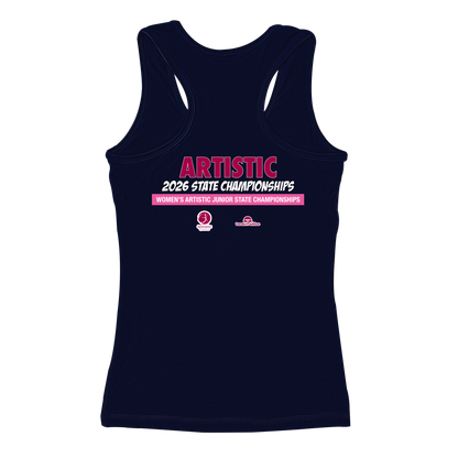 2026 WAG Junior State Championships Singlet - Navy
