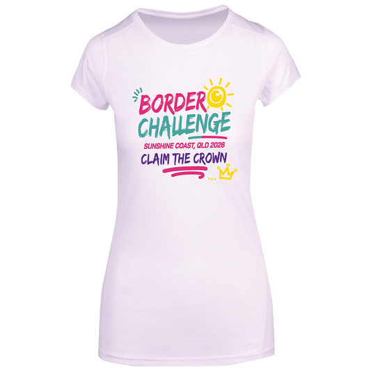 2026 Border Challenge Names T-Shirt - White