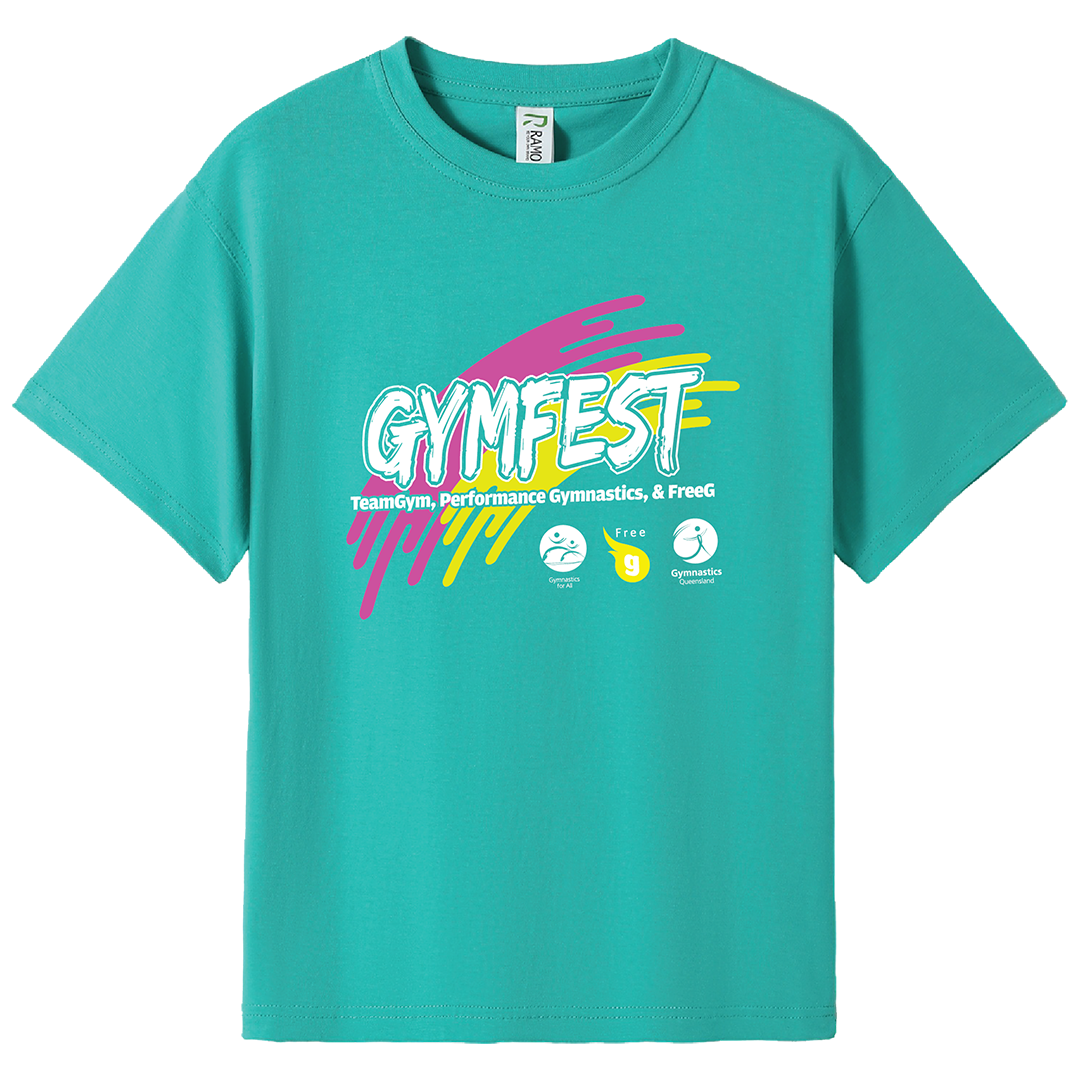 2026 GQ Gymfest Names T-Shirt - Jade