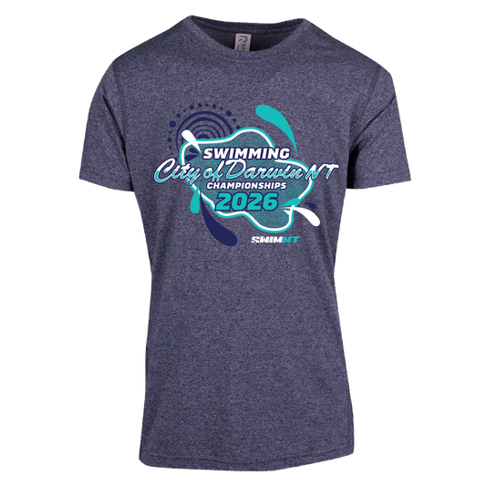 2026 Swimming NT Names T-Shirt - Navy Heather