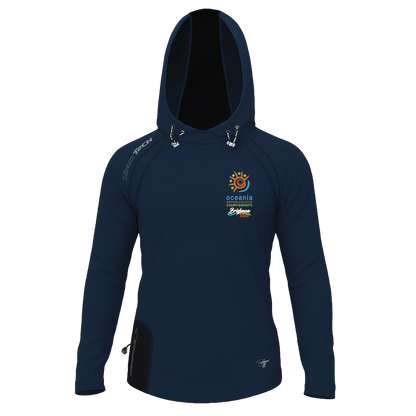 2025 OMA TeamTech Performance Pullover Hoodie - Navy
