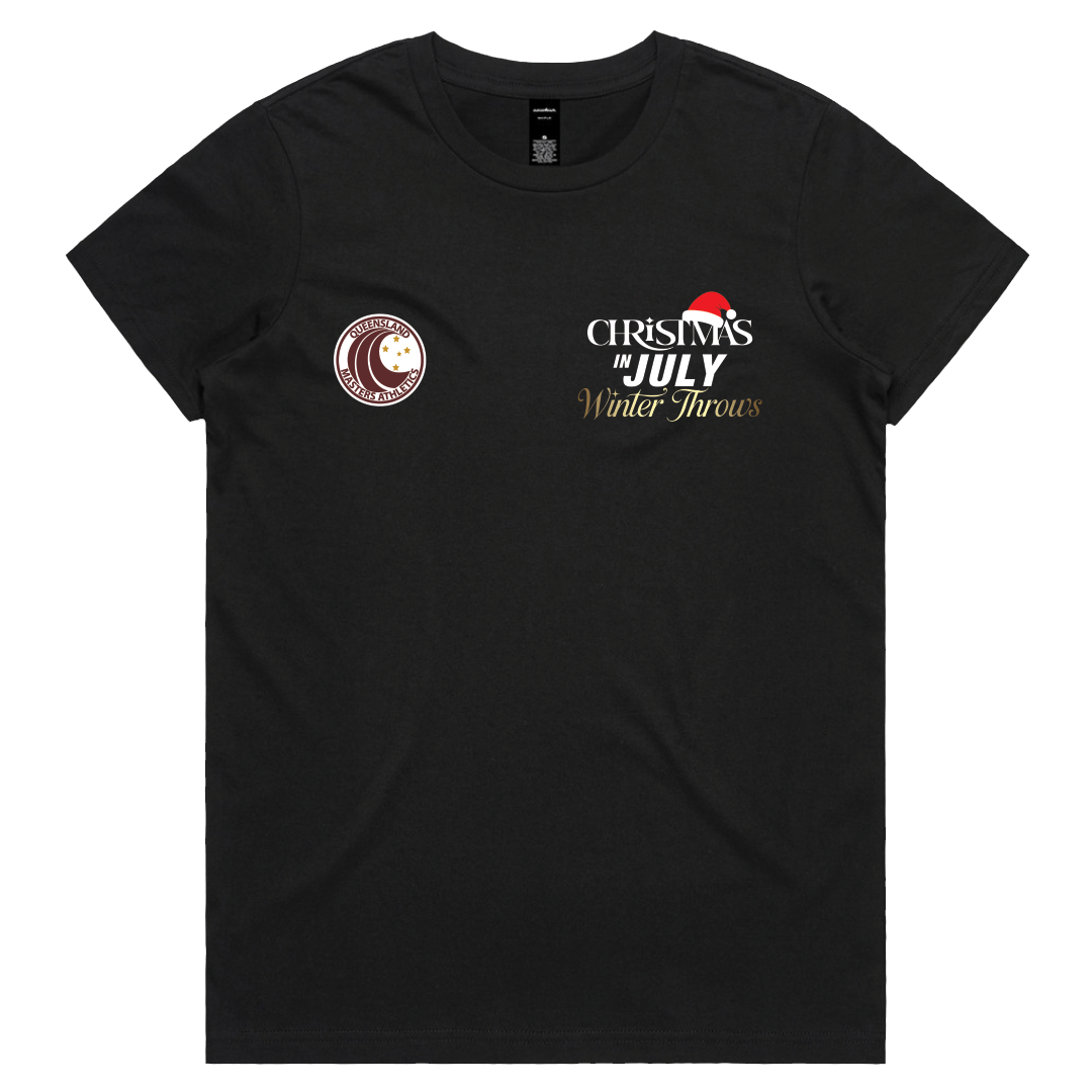 2026 QMA Christmas in July Tee - Ladies
