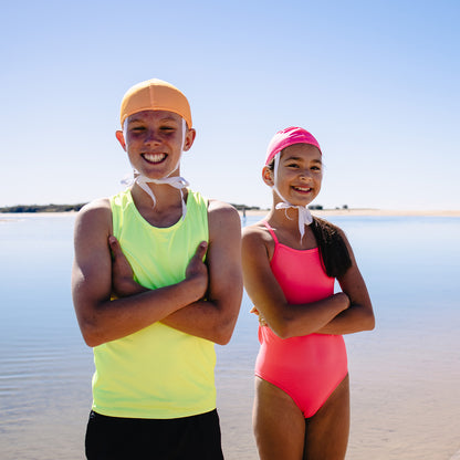 Surf Rashie Vest - Fluro Yellow
