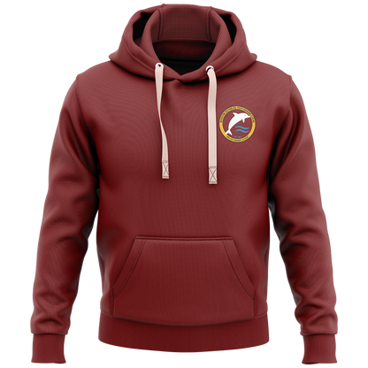 Riverstone Dolphins Heavy Hoodie - Maroon