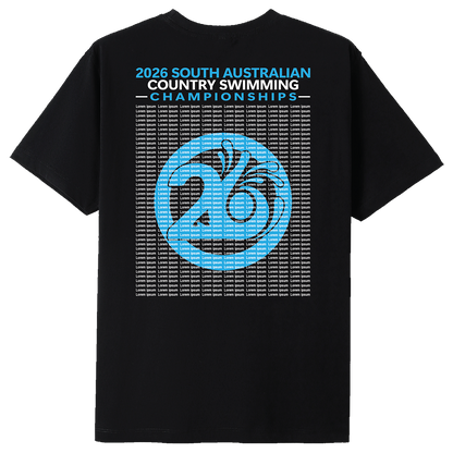 2026 SSA Country Championships Names Tee - Black