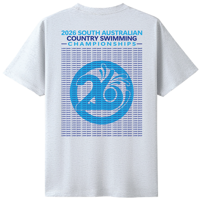 2026 SSA Country Championships Names Tee - Snow Marl
