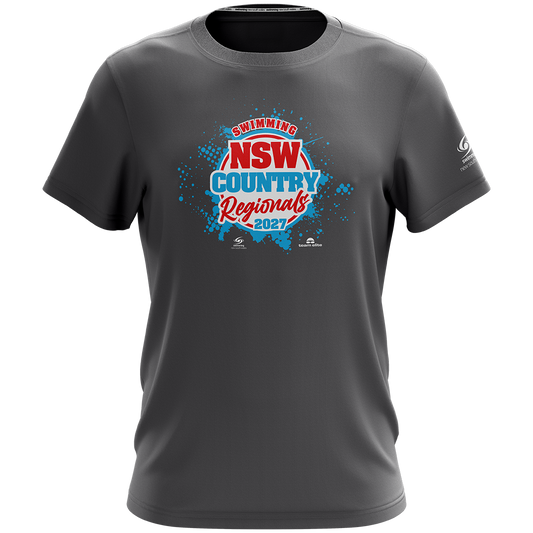 LISMORE: 2027 NSW Country Regionals Names T-Shirt - Charcoal