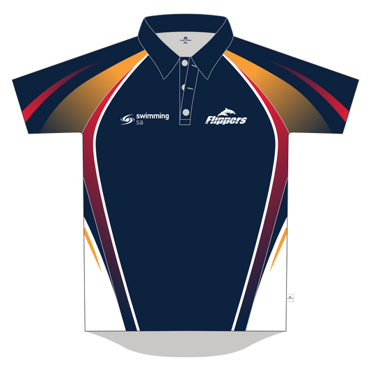 Swimming SA Flippers Polo - Unisex