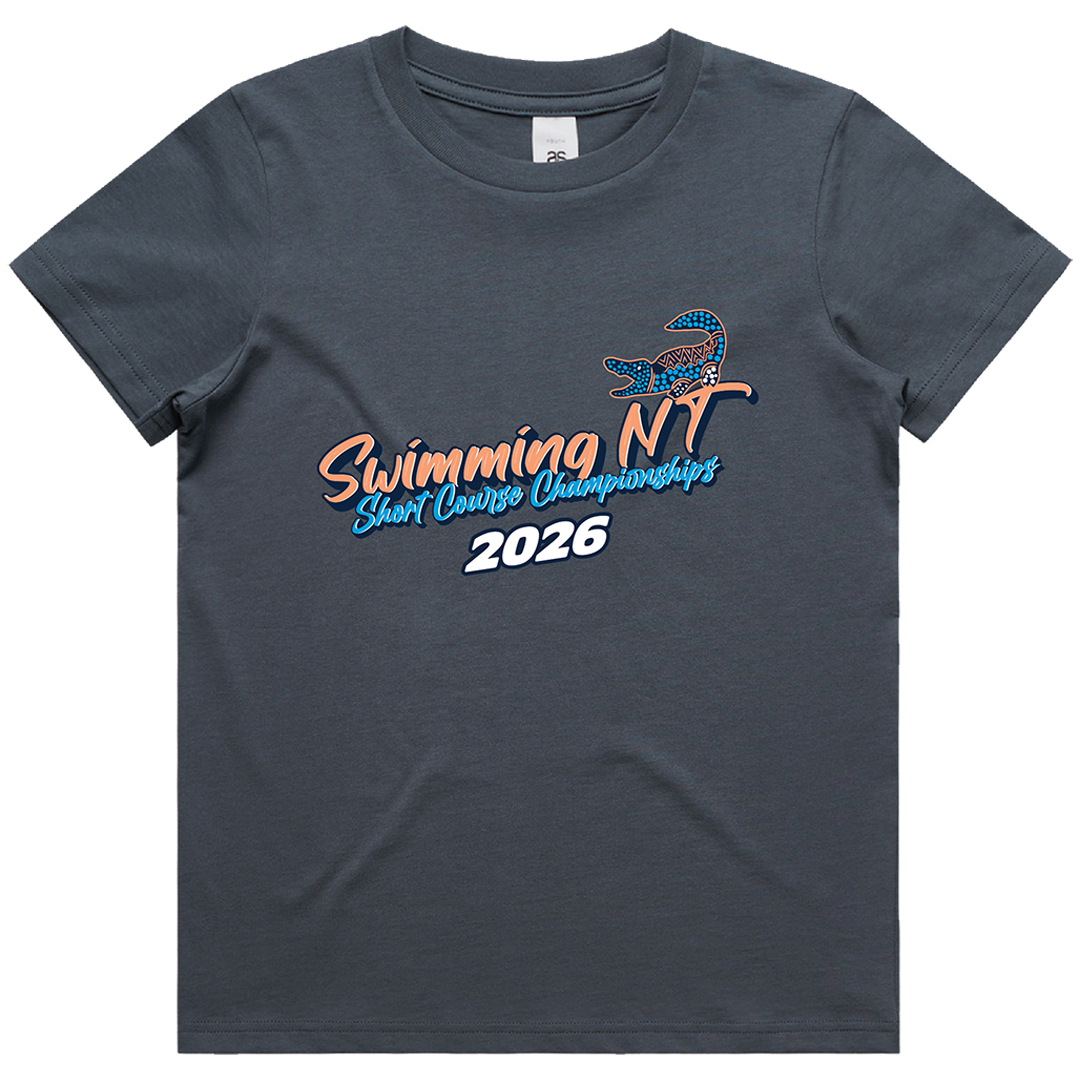 2026 Swimming NT SC Names T-Shirt - Blue