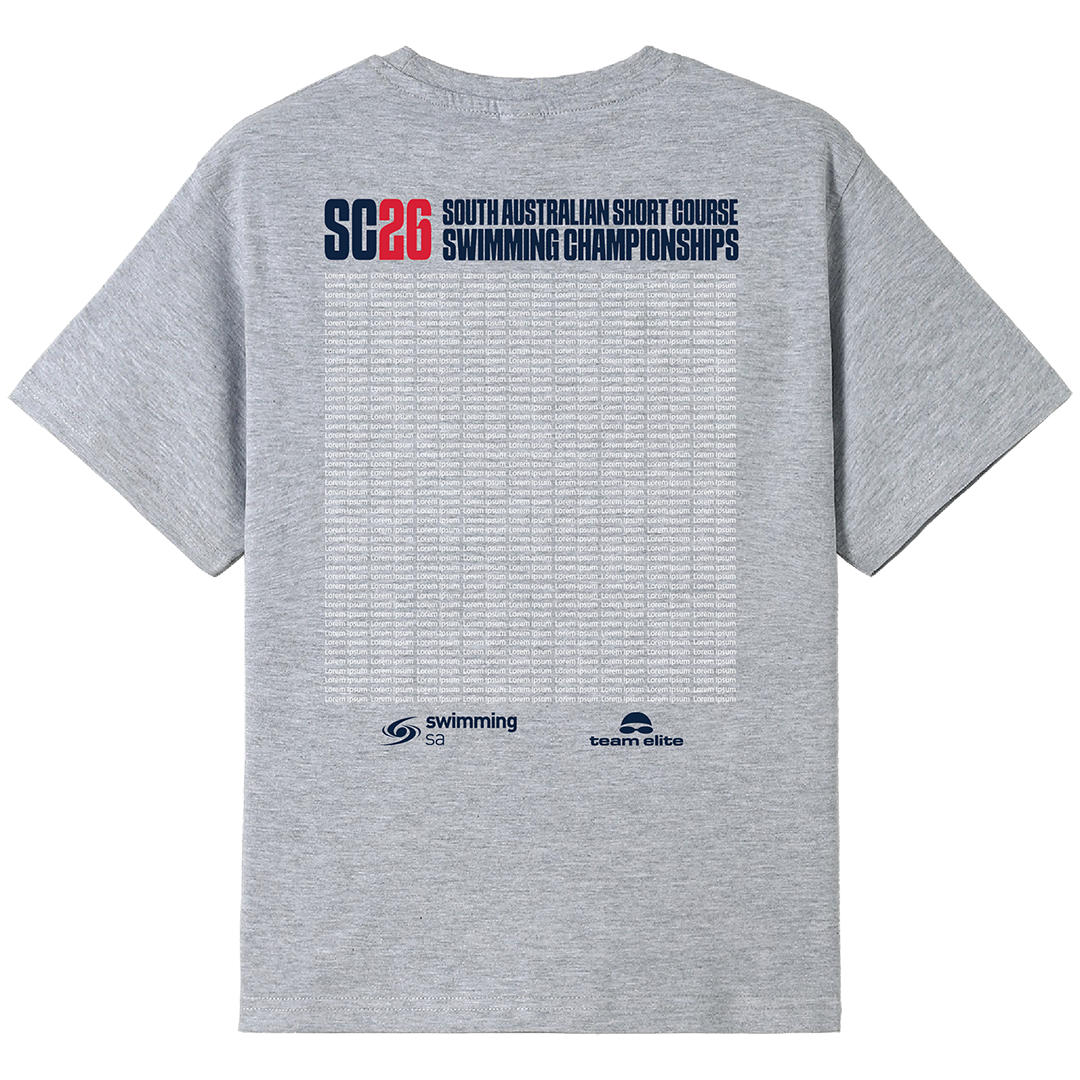 2026 SA SC Championship Names T-Shirt - Grey Marl