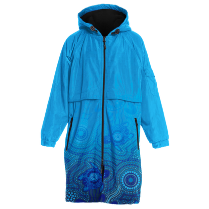 Deck Parka - Aqua Indigenous