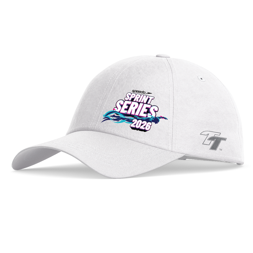 2026 SNSW Speedo Sprint Series Lightweight Sports Cap - White