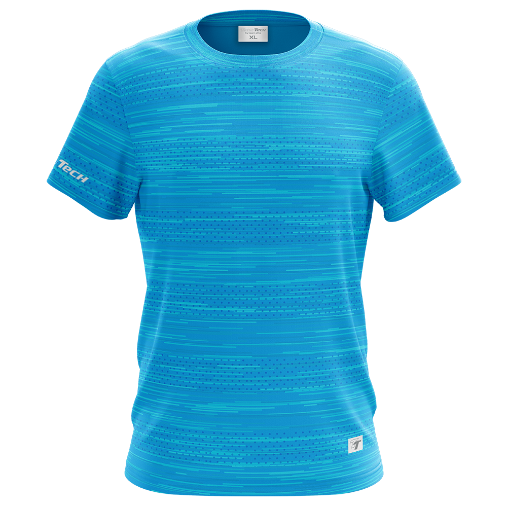 TeamTech Sports Performance Tee - Aqua