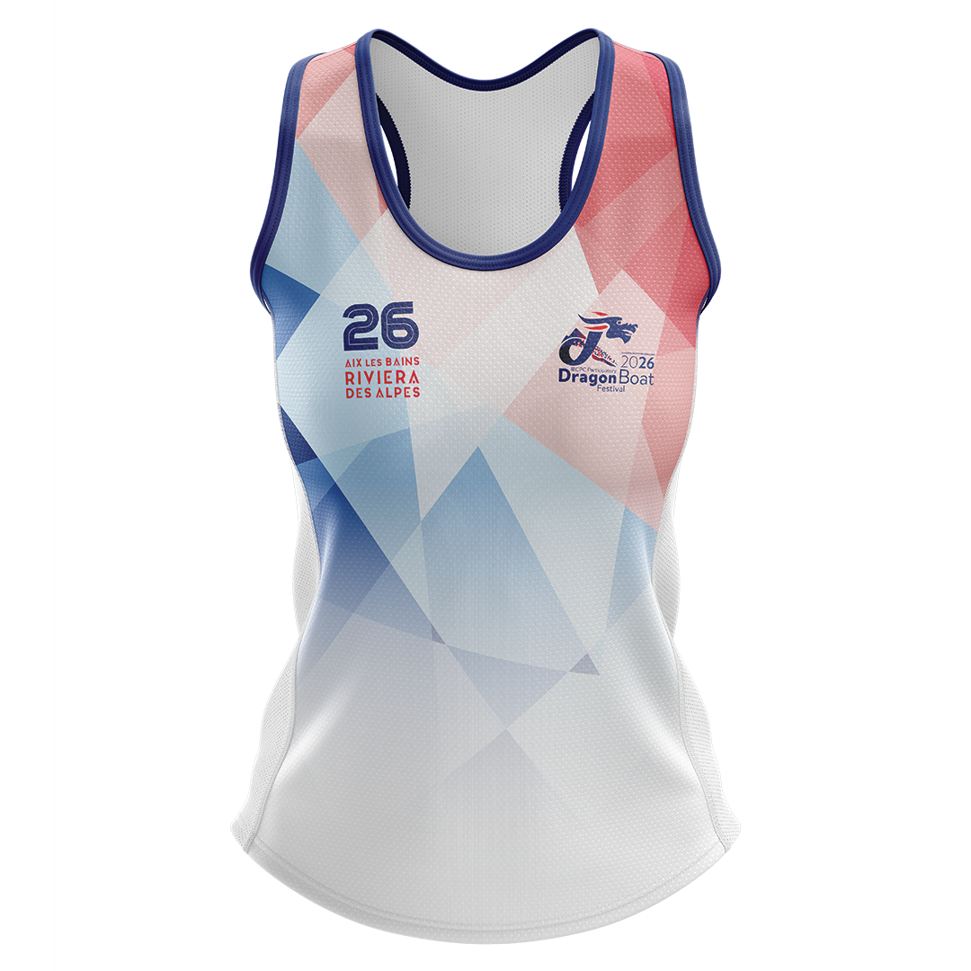 2026 FRANCE IBCPC Maillot sans manches [Racerback Singlet] - Classique
