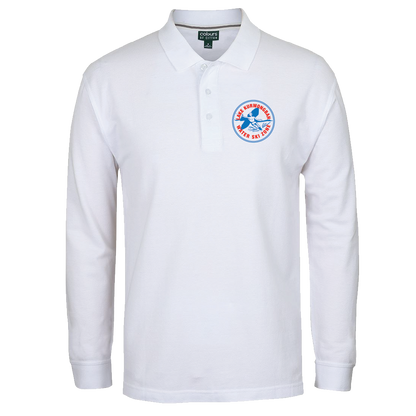 Lake Kurwongbah Long-sleeve Polo - White